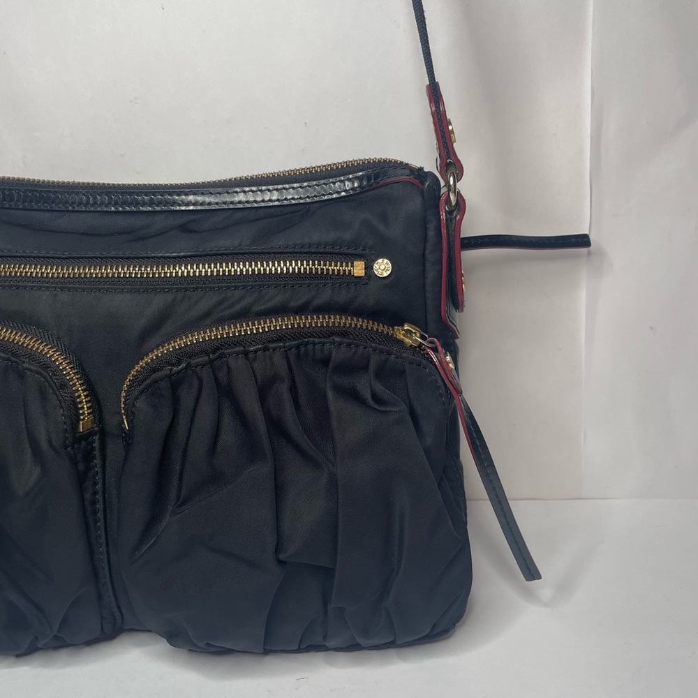 MZ Wallace Mia Paige Bedford Black Messenger Shoulder Bag - Picture 3 of 12